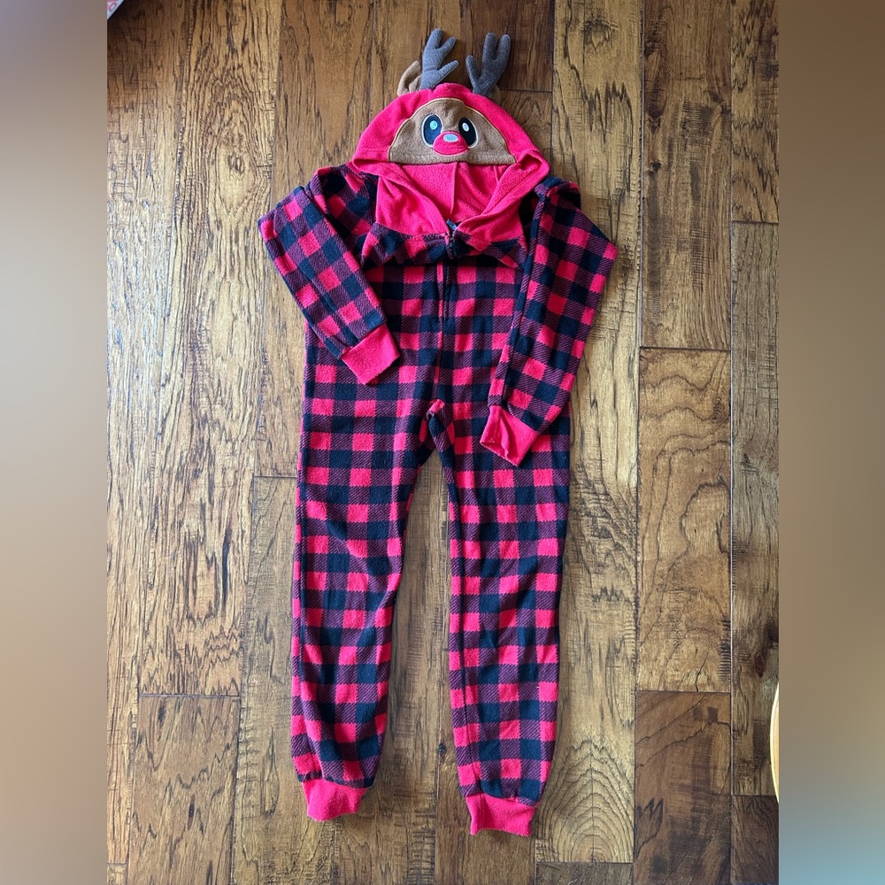 Buffalo check reindeer PJs 6/7